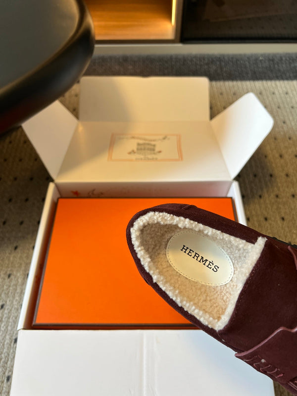 HM 26S Destin Loafers Burgundy Suede