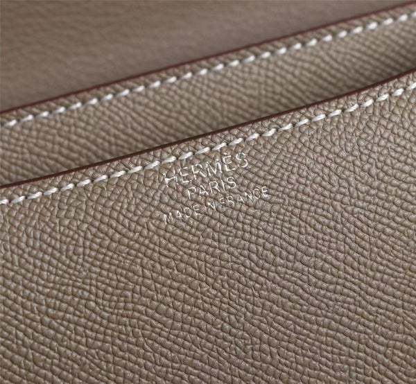 constance 24 etain epsom leather sliver hardware