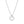 T CIRCLE PENDENT SILVER NECKLACE