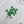 CD Fitted T-Shirt White Cotton Jersey with Green Dior Clover Motif