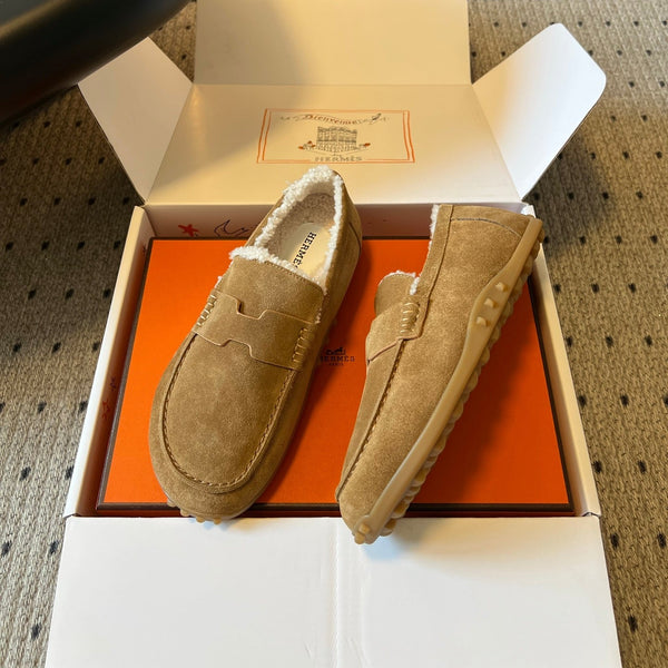 HM 26S Destin Loafers Light Brown Suede