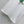 CD Fitted T-Shirt White Cotton Jersey with Green Dior Clover Motif