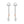 HM CHAINE D'ANCRE TWO-COLOR SILVER-PINK GOLD EARRINGS