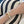 CODE BANGLE GOLD WHITE METAL AND LACQUER BRACELET