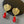 F HEART PEARL GOLD EARRINGS