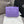 MINI SQUARE FLAP BAG 17CM PURPLE CAVIAR SILVER HARDWARE