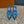 LV MET SLINGBACK PUMP BLUE