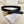 Celin medium triomphe belt black leather