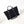 cc deauville shopping small tote 33cm black mixed fabric calfskin
