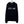 Celin Loose Hoodie Black Fleece White Logo