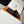 HM 25 Oran Sandal Black Calfskin White Stiching