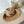 MM RAFFIA HAT IN TAN FEATURING RED ACCENT