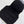 Moncle 25 Teddy Plush Down Vest in Black
