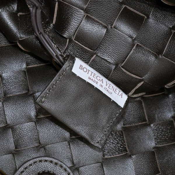 SARDINE 39 WITH CHAIN IN DARK BROWN LAMBSKIN