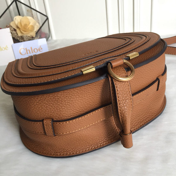 Marcie Cross-Body Bag Brown Calfskin Ghw