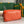 BOEING TOILERY 25CM ORANGE GOYARDINE CANVAS AND CALFSKIN TRIM
