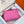 HM Kelly Pochette 20cm Bubblegum Pink Ostrich Leather Silver Hardware