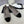 CC 25A Ballet Flat Dark Grey Black Suede