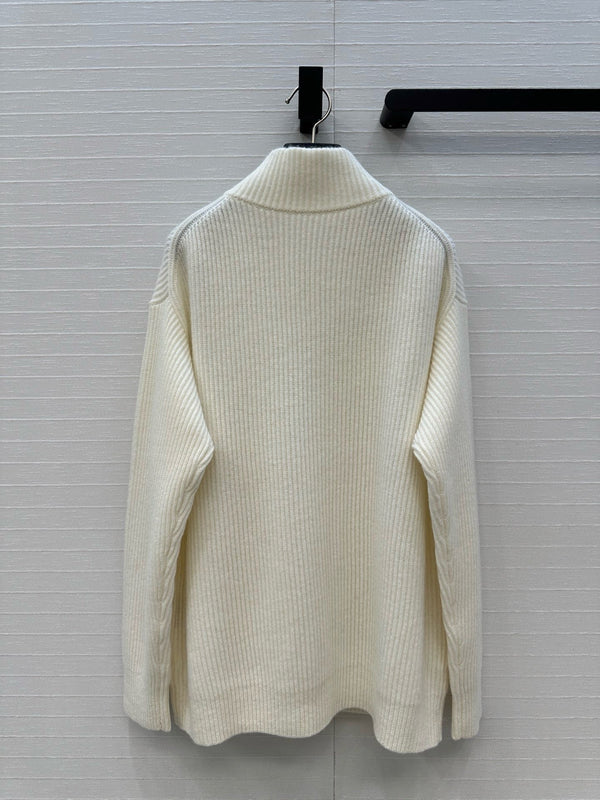 HM 25 Jacket White Wool 02648