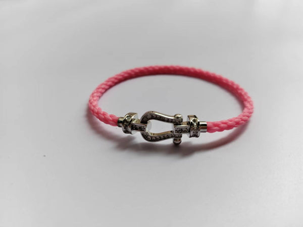 FORCE 10 FULL DIAMOND SILVER BRACELET
