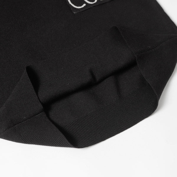 Loewe 2025 Anagram Pocket Sweater Black Cotton