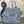 CD Book Tote With Strap Toile de Jouy Floral Garden Embroidery Blue Canvas 164670