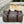 LV Horizon 55 Duffle Soft Jacquard Suitcase Brown Cowhide