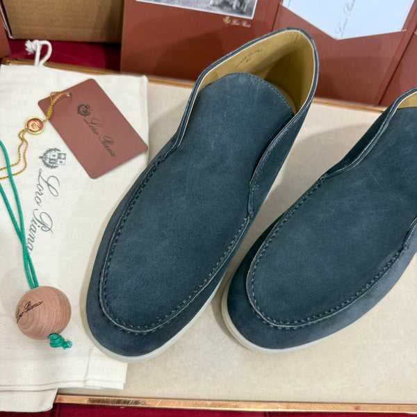 LP Open Walk Ankle Boot In Dark Navy Suede