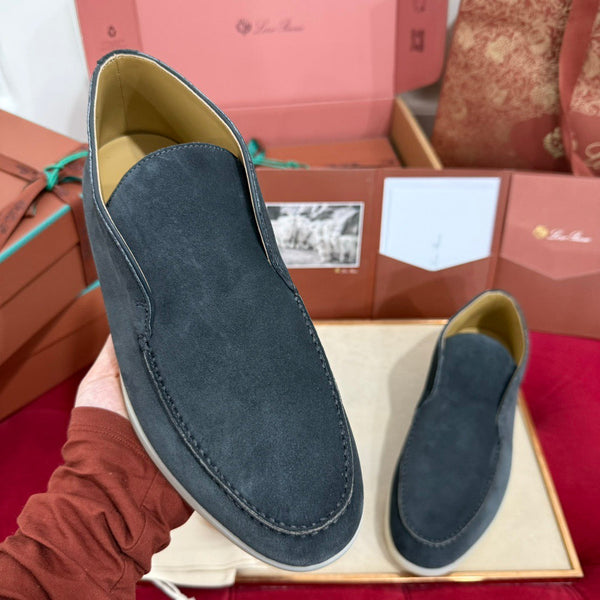LP Open Walk Ankle Boot In Dark Navy Suede