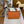 HM Videpoches Crossboby Bag 24cm Orange Togo Leather