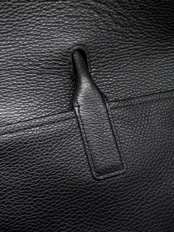 CC 2026 Large Shopping Bag 42cm Black Grain Calfskin