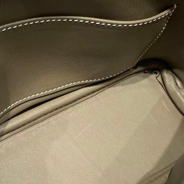 HM Bolide Mini 18cm Etoupe Togo Leather Gold Hardware