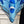 Pucci Vivara Print Cape Blouse Blue Silk