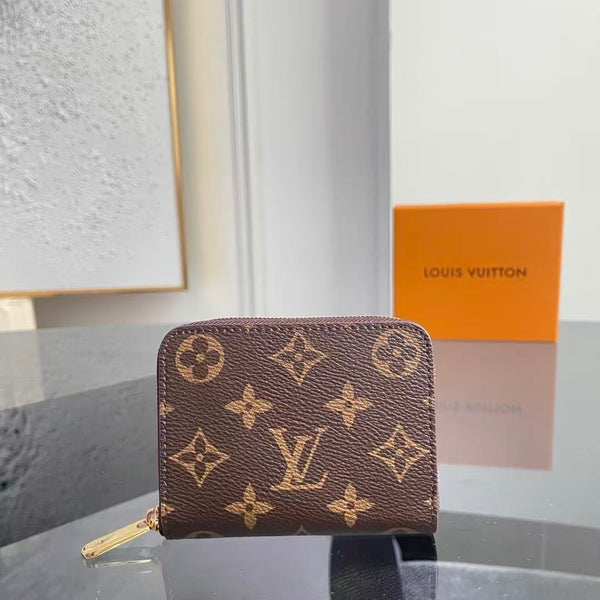 BLLV Zippy Coin Purse 11cm Brown Monogram Canvas
