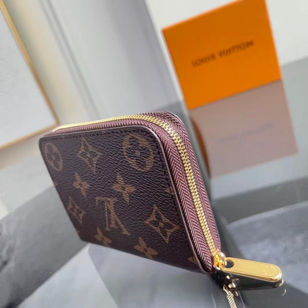 BLLV Zippy Coin Purse 11cm Brown Monogram Canvas