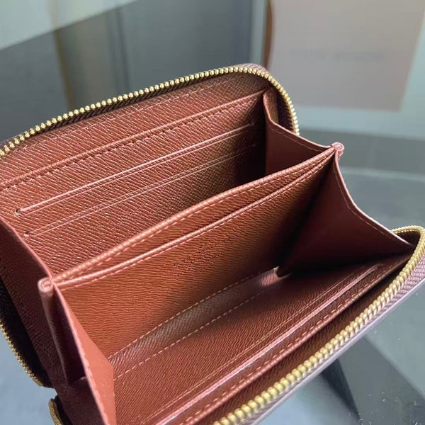 BLLV Zippy Coin Purse 11cm Brown Monogram Canvas