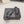 CC Crystal Logo Thong Sandal Black Leather