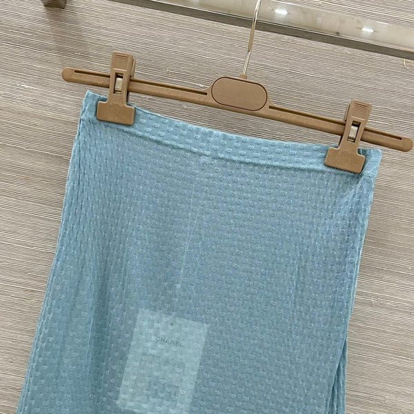 CC Skirt Blue in Viscose 207949