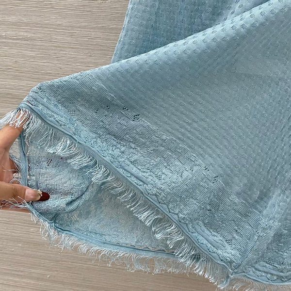 CC Skirt Blue in Viscose 207949