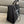 CC Deauville Tote Bag White Lettering Chain Strap 38cm Black Denim