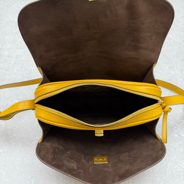 BG Le 7 Shoulder Bag Yellow Calfksin