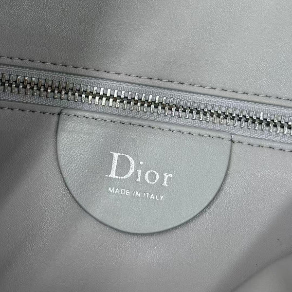 CD Diorly Shoulder Bag 31.5cm  Gris Pietro Suede Leather 158564