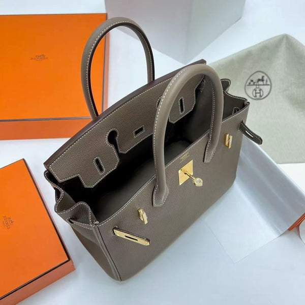 HM BIRKIN 25CM TAUPE TOGO LEATHER GOLD HARDWARE