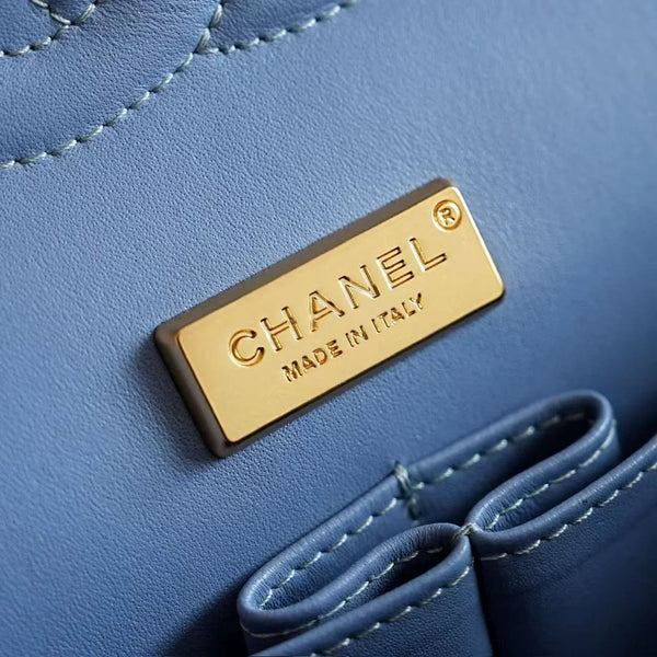 CC 2026 Classic 11.12 Bag 25.5cm Denim Leather