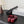 CC Sandals 5cm Burgundy Crocodile-Embossed Calfskin