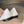 CC 25P Ballet Flat White Calfskin Black Grosgrain