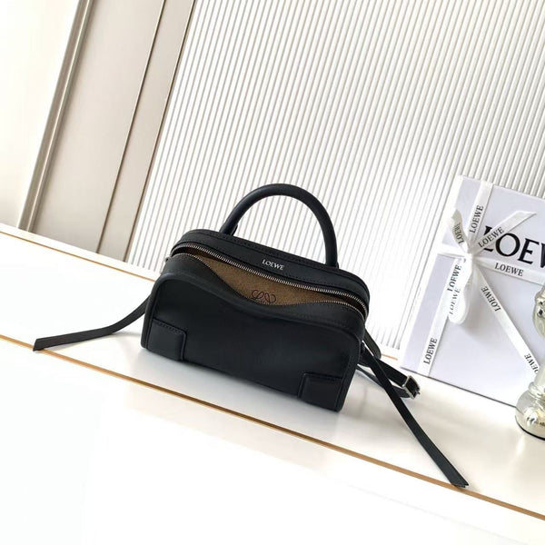 Loew 2026 Amazona 180 Bag 20cm Black Soft Calfskin