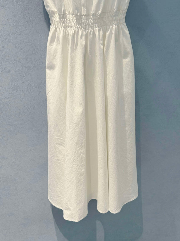 Miu Eyelet Lace Mini Dress White Cotton