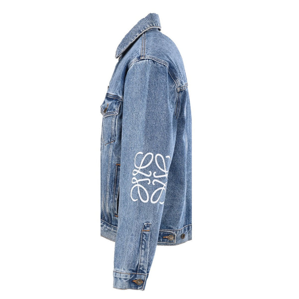 LW Anagram Denim Jacket Mid Blue Denim