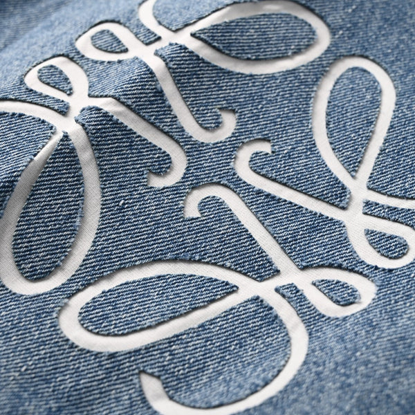 LW Anagram Denim Jacket Mid Blue Denim